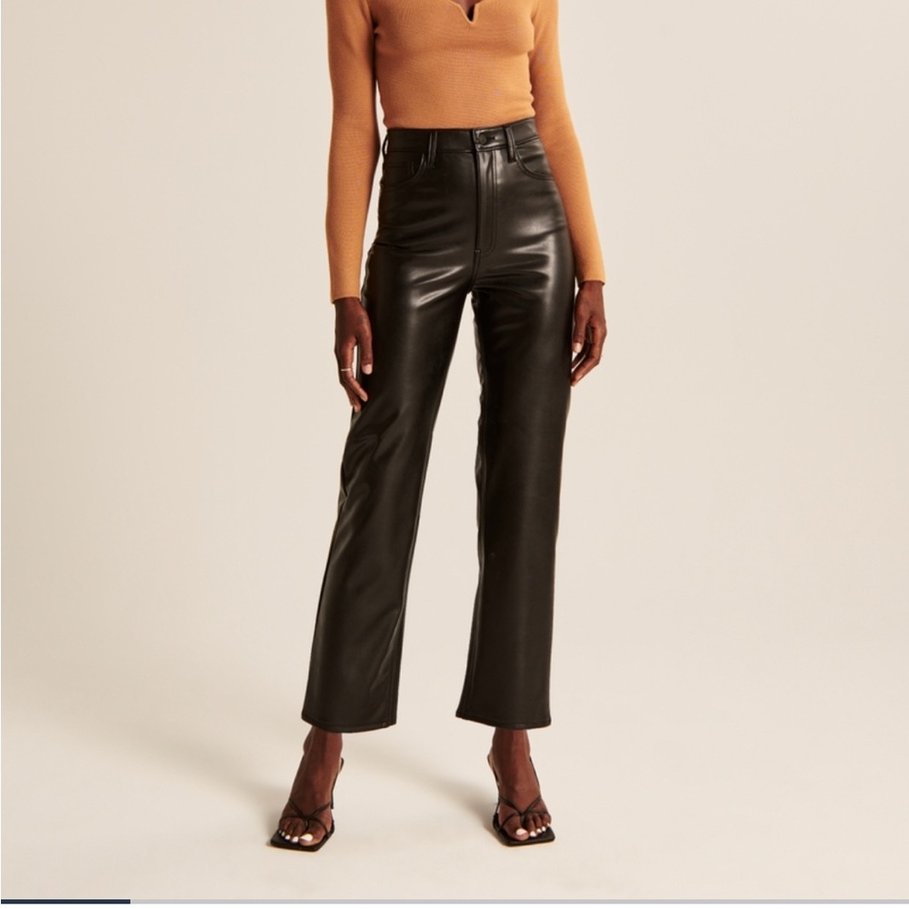 Abercrombie vegan leather pants
